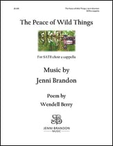 The Peace of Wild Things SATB choral sheet music cover